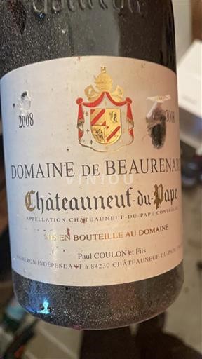 Thung lũng Rhône Châteauneuf-du-pape Domaine Beaurenard 2008