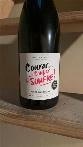 Rhônedalen Côtes du Rhône Famille Arnaud Courac... à Couper le Soufre ! 2020