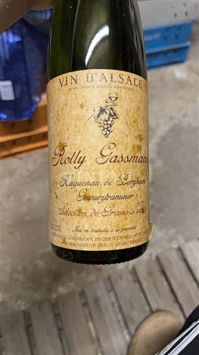 Alsace Rolly Gassmann Haguenau de Bergheim Gewurztraminer Sélection de Grains Nobles 2018
