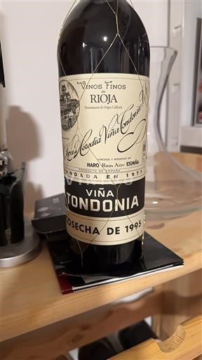 La Rioja rioja López de Heredia Viña Tondonia Reserva 1995