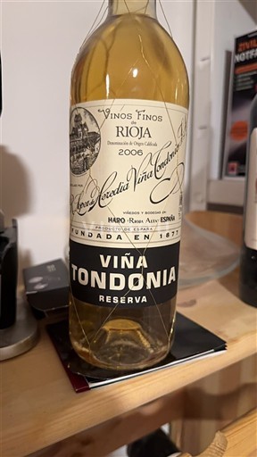 La Rioja Rioja R. López de Heredia Viña Tondonia Viña Tondonia Reserva 2006