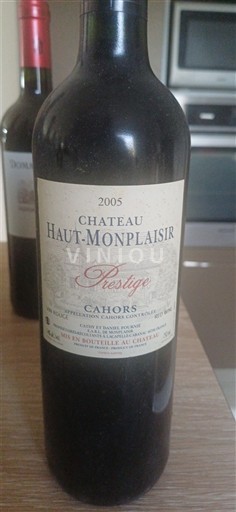 Jugozahod Cahors Château Haut-Monplaisir Prestige 2005