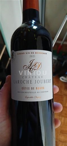 Bordeaux Côtes-de-bourg Château Laroche Joubert 2021