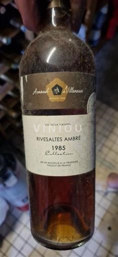 Roussillon Rivesaltes Arnaud de Villeneuve Collection 1985