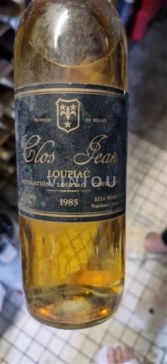Bordeaux Loupiac Clos Jean 1985