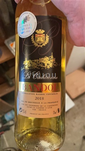 Provence Bandol La Cadiérenne 2018