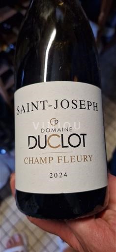 Rhône-dalen Saint-Joseph Domaine Duclot Champ Fleury 2024