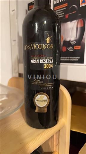 Castela-La Mancha Valdepeñas Los Molinos Gran Reserva 2004