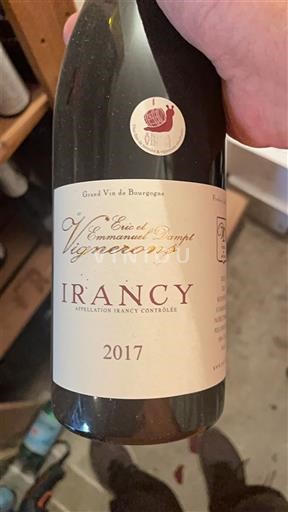 Burgundi Irancy Earl Emmanuel Dampé 2017