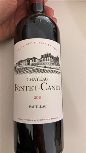 Bordeaux Pauillac Grand Cru Château Pontet-Canet 2011