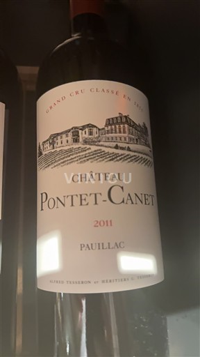 Bordeaux Pauillac Grand Cru Château Pontet-Canet 2011