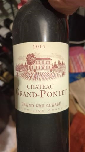 Bordeaux Saint-Émilion Grand Cru Grand Cru Classé Château Grand-Pontet 2014