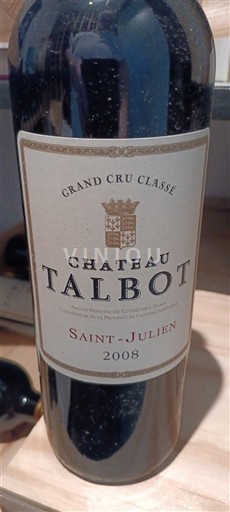 Bordeaux Saint-Julien Grand Cru Classé Château Talbot 2008