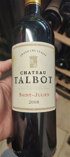Bordeaux Saint-Julien Grand Cru Classé Château Talbot 2008