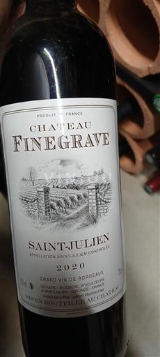 Bordeaux Saint-Julien Château Finegrave 2020