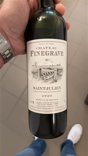 Bordeaux Saint-Julien Château Finegrave 2020