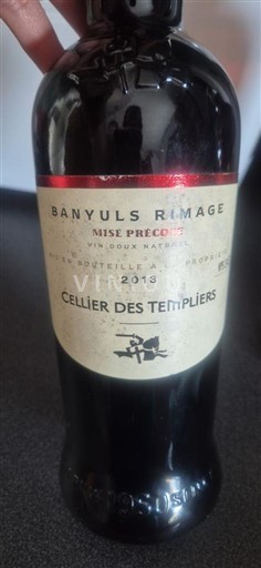 Roussillon Banyuls Cellier des Templiers Rimage 2013