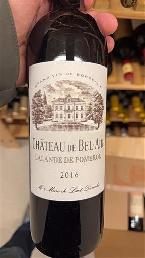Bordeaux Lalande-de-Pomerol Château Bel-Air 2016