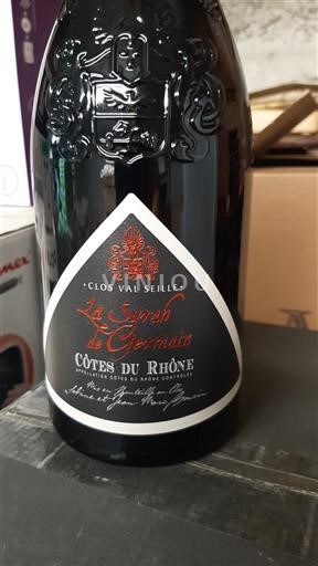 Rhônen laakso Côtes-du-rhône Clos Val Seille La Syrah de Germain 2024