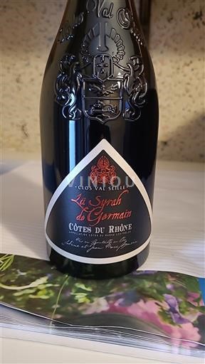Rhônen laakso Côtes-du-rhône Clos Val Seille La Syrah de Germain 2024