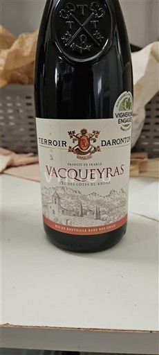 Thung lũng Rhône Vacqueyras Terroir Daronton 2023
