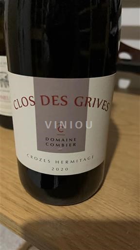 Рона Кроз-Ермітаж Domaine Combier Clos des Grives 2020