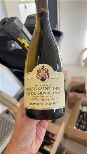 Bourgondië Morey-saint-denis Grand Cru Domaine Ponsot Clos des Monts Luisants Vieilles Vignes 2021