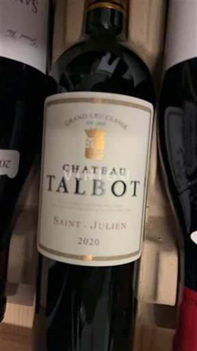 Bordeaux Saint-Julien Grand Cru Château Talbot 2020