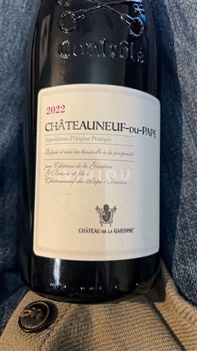 Rhônen laakso Châteauneuf-du-Pape Château La Gardine 2022