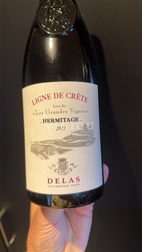 Rhône-dalen Hermitage Delas Ligne de Crête Lieu-dit Les Grandes Vignes 2019