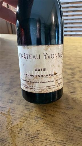 Loire Valley Saumur-Champigny Château Yvonne 2015