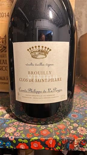 Beaujolais Brouilly Comte Philippe de La Poype Clos de Saint-Pierre 2017