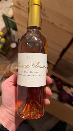 Bordeaux Barsac Premier Cru Château Climens 2010