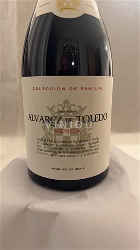 Wines Rouge sec Colección de Familia Mencía Alvarez de Toledo Non millésimé Spain Castile and León Bierzo DO