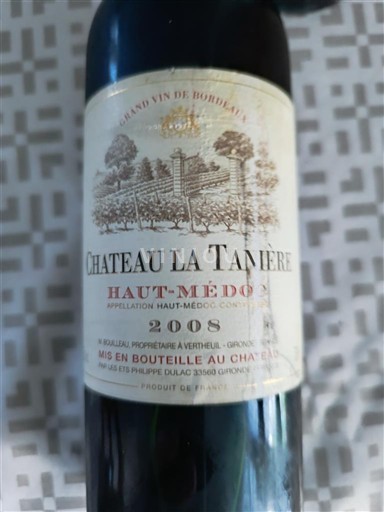 Bordeaux Haut-Médoc Château La Tanière 2008