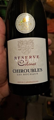 Beaujolais Chiroubles Colonnat Réserve Les Rochaux 2024