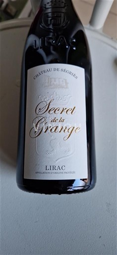 Rhône-dalen Lirac Château Ségriès Secret de la Grange 2022