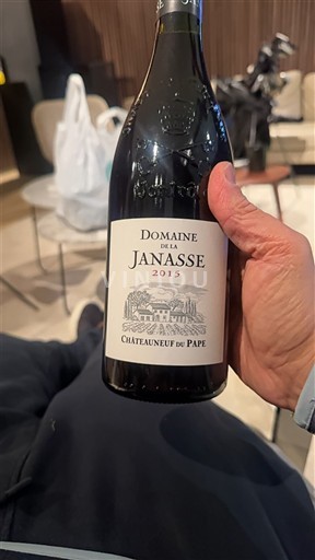 Vin Rouge sec Domaine La Janasse 2015 France Vallée du Rhône Châteauneuf-du-pape AOC