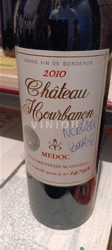Bordeaux Médoc Château Hourbanon 2010