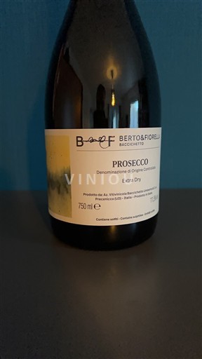 Veneto Prosecco Berto & Fiorella Bacchietto Ei vuosikertaa