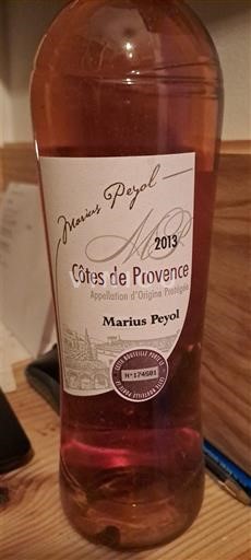 Provence Côtes-de-Provence Marius Peyol 2013