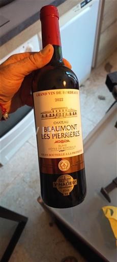 Bordeaux Côtes-de-bourg Château Beaumont Les Pierrières 2022