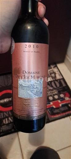 Bordeaux Margaux Domaine L'Île Margaux 2010