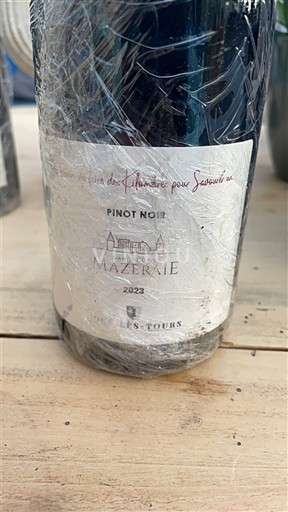 Wijnen Rouge sec Les Tours Domaine Mazerrie 2023 Frankrijk Loirevallei Touraine AOC