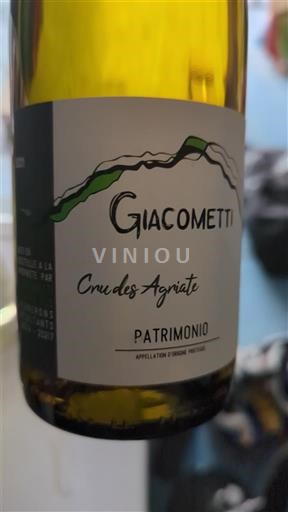 Corse Patrimonio Giacometti Cru des Agriate 2021