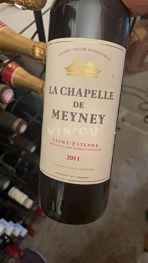 Bordeaux Saint-Estèphe Château Meyney La Chapelle de Meyney 2011