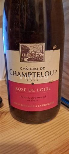 Thung lũng sông Loire Rosé-de-loire Château Chanteloup 2011