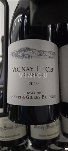 Bourgogne Volnay Premier Cru Domaine Henri & Gilles Buisson Chanlins 2019