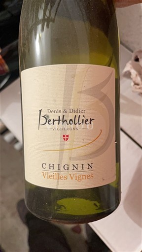 Savoia e Bugey Chignin Denis & Didier Berthollier Vieilles Vignes 2013