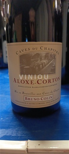 Bourgogne Aloxe-Corton Caves du Chapitre 2018